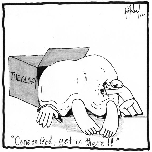 the god box drawing cartoon by david hayward