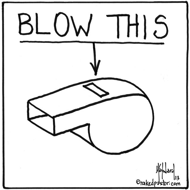 blow the whistle cartoon by david hayward
